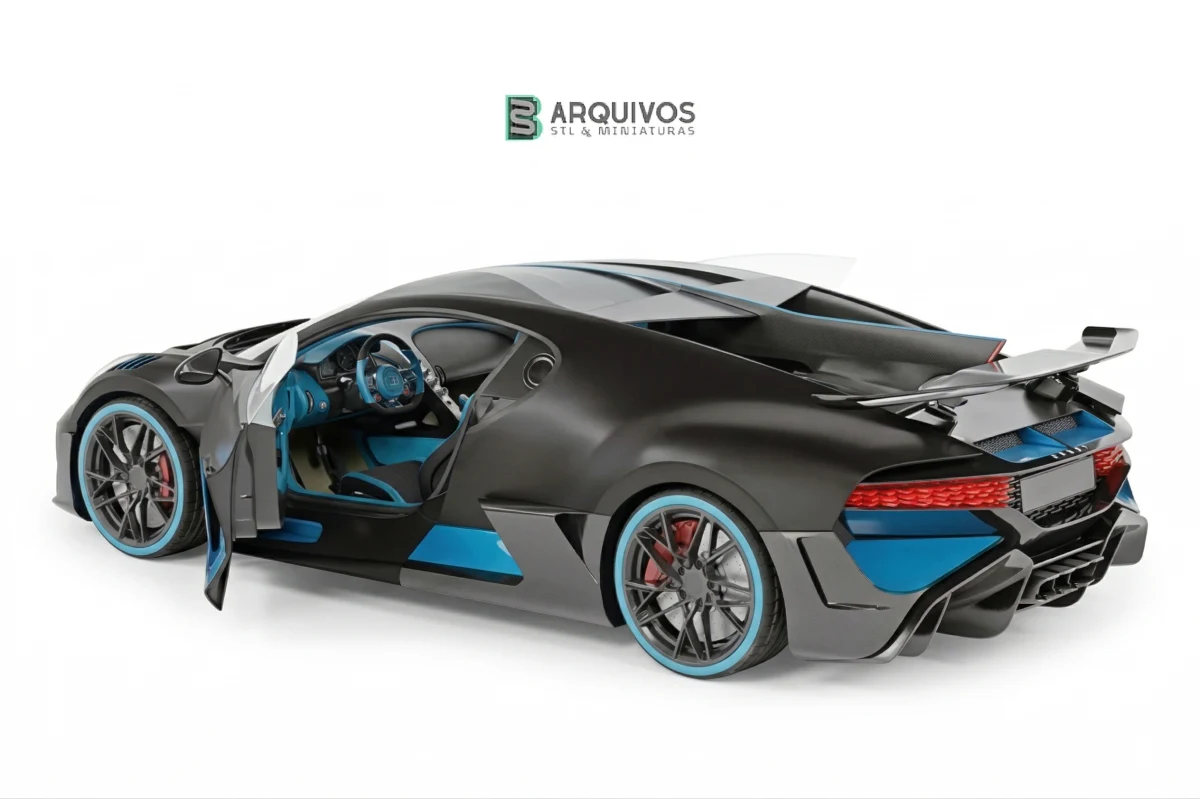 Modelo 3D STL - Bugatti Divo — foto 5
